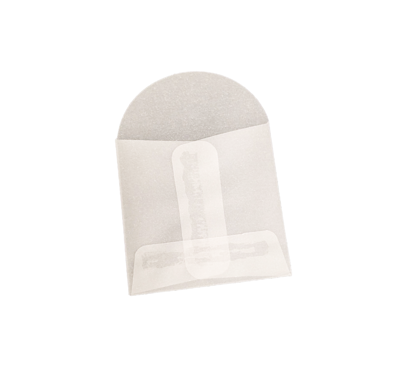 Semi-transparent envelopes 5x5cm