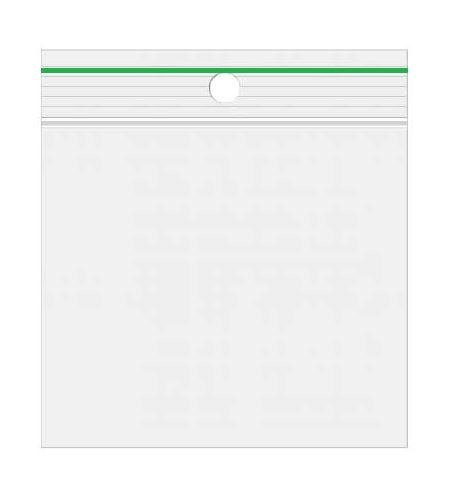 Grip Seal Bags 18x35cm PE 50 micron with Hang hole (1.000 pieces)