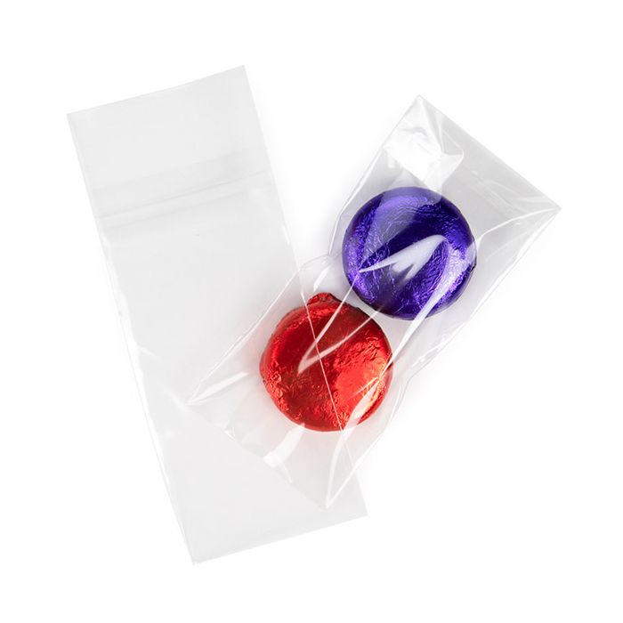 Sacchetto ecologico con soffietto 7x14,6 cm con chiusura di protezione (100 pezzi) [GC2X5PC]