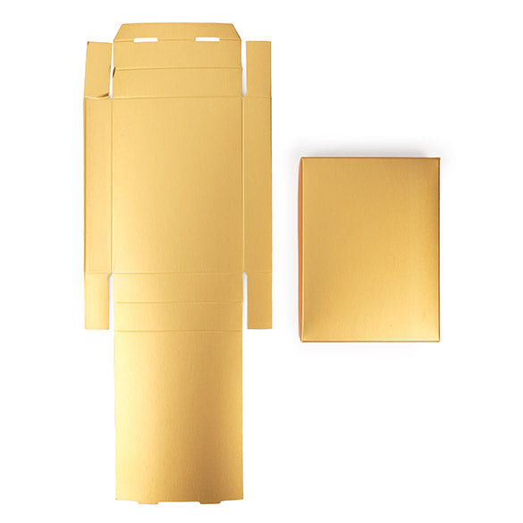 Scatole regalo Kraft oro 11.4x2.5x15.2cm (25 pezzi) [GD17]
