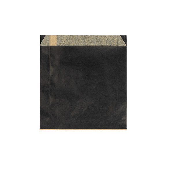 Sacchetti neri resistenti al grasso 15,2x2,9x16,5cm (100 pz) [GPB5B]