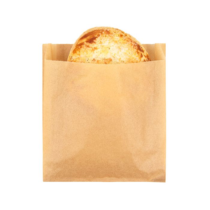 Greaseproof Bags Kraft 15,2x2,9x16,5cm