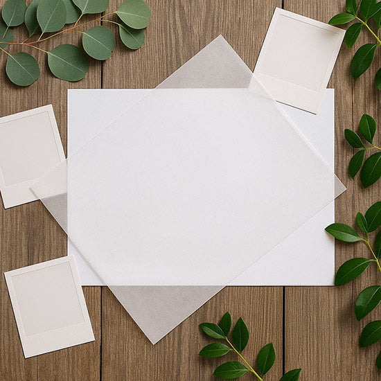 Fogli carta glassine 20,3x25,4cm (25 pezzi) [GS8]