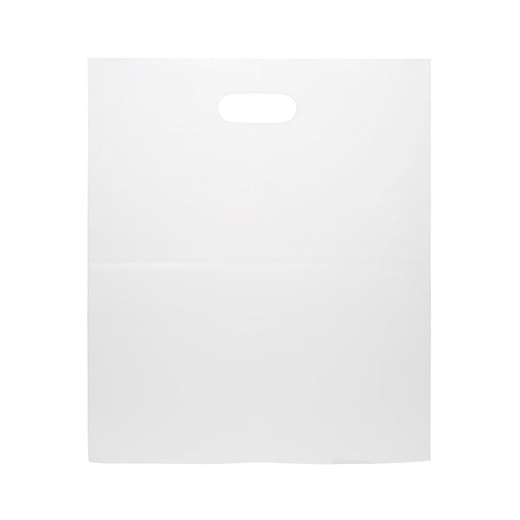 Buste shopper Frost 38.1x45.7cm 60 micron LDPE (100 pezzi) [H1518FT1]