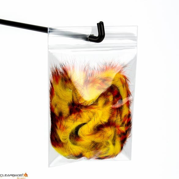 Sacchetto trasparente con chiusura a pressione e foro 7.5x10cm PP 50 microns (100 pezzi) [ZR34]