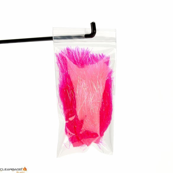 Sacchetto trasparente con chiusura a pressione e foro 7.5x12.5cm PP 50 microns (100 pezzi) [ZR35]