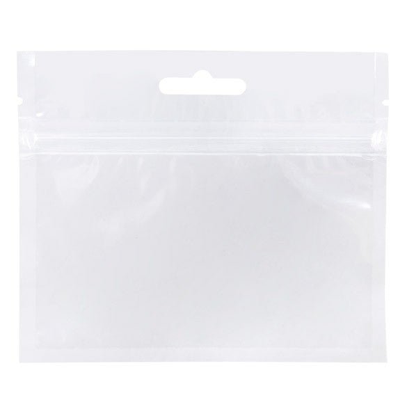 Sacchetto trasparente con chiusura a pressione con foro europeo 12.7x7.6cm laminato (100 pezzi) [HZB53]