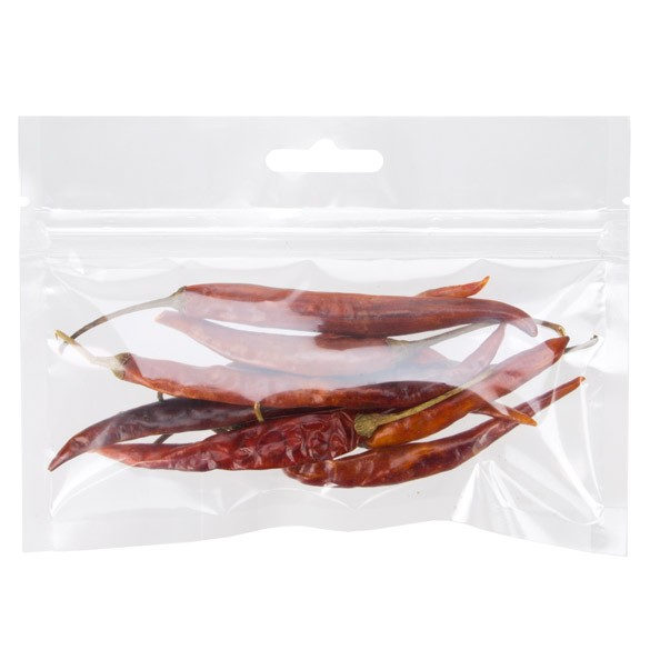 Sacchetto trasparente con chiusura a pressione con foro europeo 15.2x7.6cm laminato (100 pezzi) [HZB63]