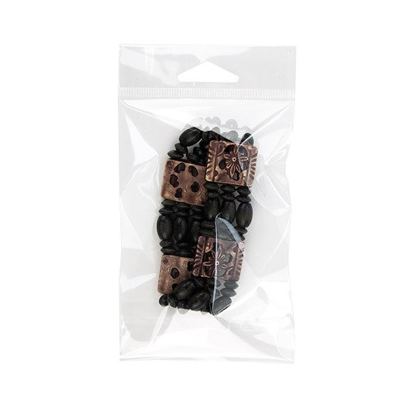 Sacchetti con foro di sospensione 8.4x13cm richiudibili e trasparenti (100 pezzi) [HB3]