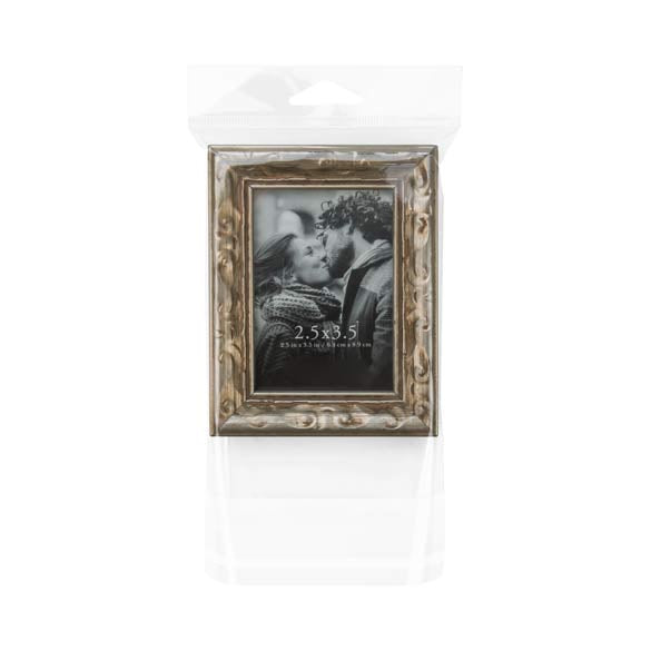 Sacchetti con foro di sospensione 10.8x15.6cm richiudibili e trasparenti (100 pezzi) [HB4X6]