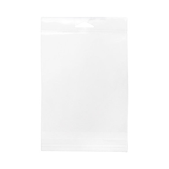 Sacchetti con foro di sospensione 13x15.9cm richiudibili e trasparenti (100 pezzi) [HB5B3]