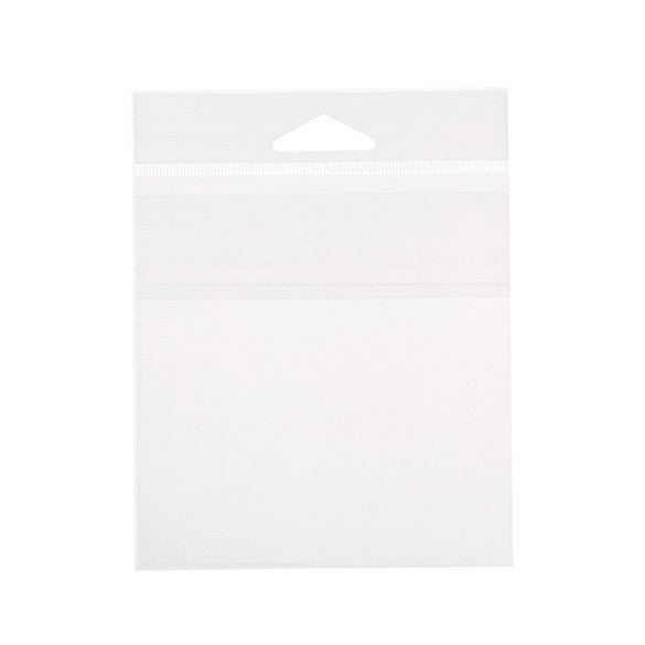 Sacchetti con foro di sospensione 10.8x10.8cm alta trasparenza (100 pezzi) [HBT44]