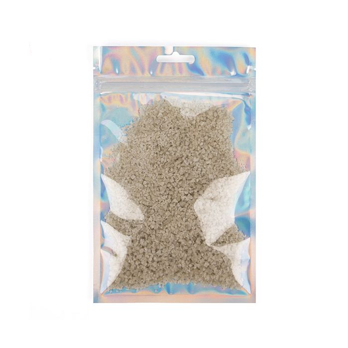 Sacchetto con chiusura a pressione Olografico/Trasparente 12,7x17,8cm (25 Pezzi) [HZBB57CH]