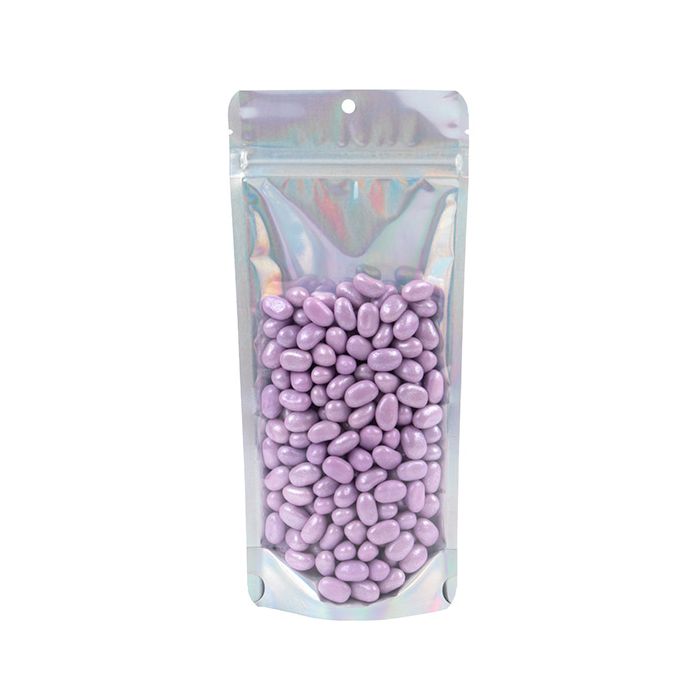 Buste doypack trasparenti / iridescenti / olografici 10,8x6x23,8cm con foro (25 pezzi) [ZBGH1NC]