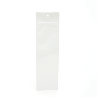 Grip Seal Bags White 6.5x23cm Metallised
