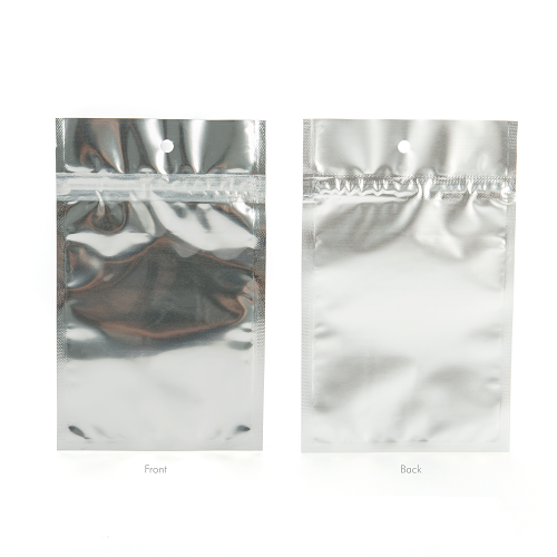 Grip Seal Bags Transparent/Silver 9x12.5cm