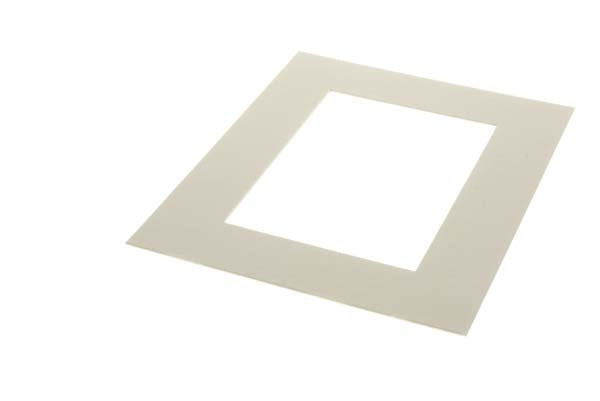 Passe-partout color avorio 32.1x47.3cm Finestra - Dimensioni esterne 45.7x61cm (10 pezzi) [MS20101]