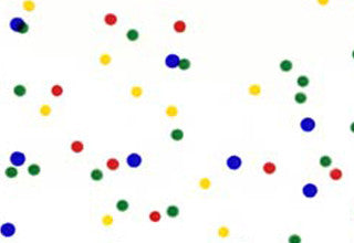 Sacchetti SOS stampati a punti colorati 12.7x7.6x29.2cm con soffietto (100 pezzi) [G5MD1]