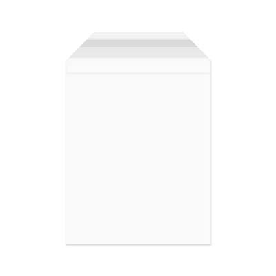 Sacchetto di plastica trasparente 21,4x26cm con chiusura adesiva (100 pezzi) [B108CT]