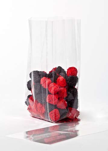 Sacchetto ecologico con soffietto 10.2x6.4x24.3cm (100 pezzi) [CSG4]