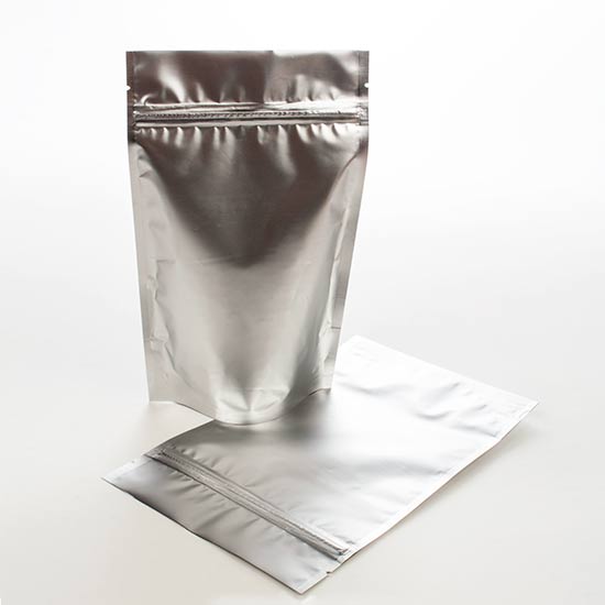 Stand Up Pouches Silver 8x5x13cm | 28 grams