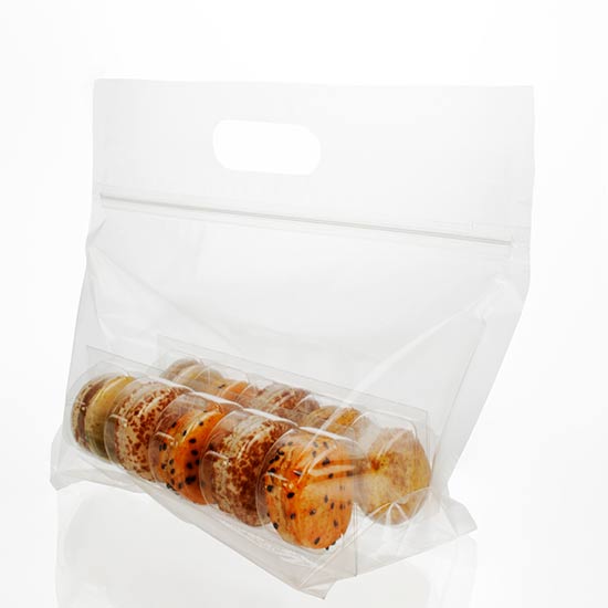 Macaron Zip Handle Bag Set for 10