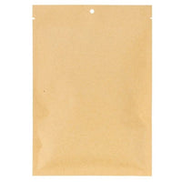 Kraft Bags Compostable 13.7x18.5cm Sealable