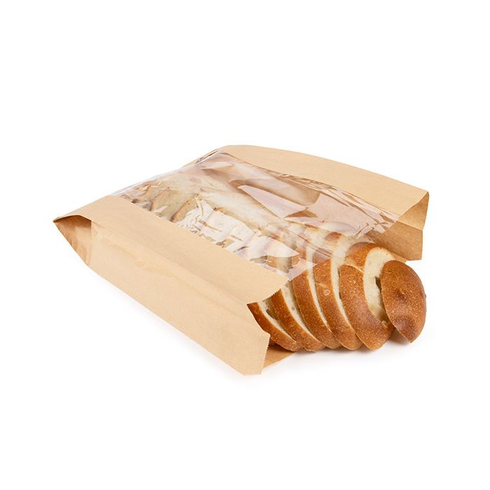 Sacchetti kraft 26x10,2x35,6 cm con soffietto (100 pz) [KBB5]