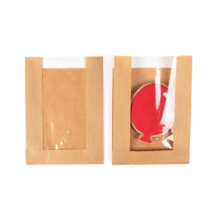 Sacchetti kraft 13x2,9x17,8 cm con soffietto (100 pz) [KBB6]