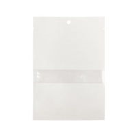 Kraft Bags White Eco-fiendly 10,2x15,2 cm Sealable With Window