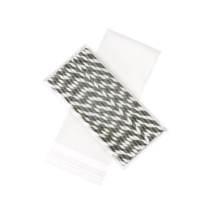 Plastic Bags 11.5x22cm Transparent and reclosable (100 pcs)