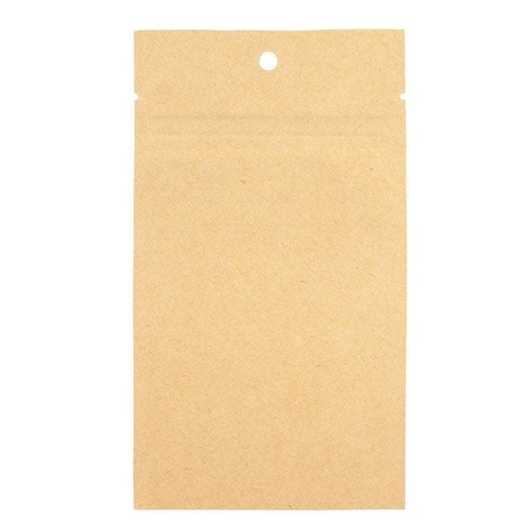 Sacchetto kraft 7.6 x 11.4 cm con foro di sospensione (100 Pezzi) [HZBB3K]