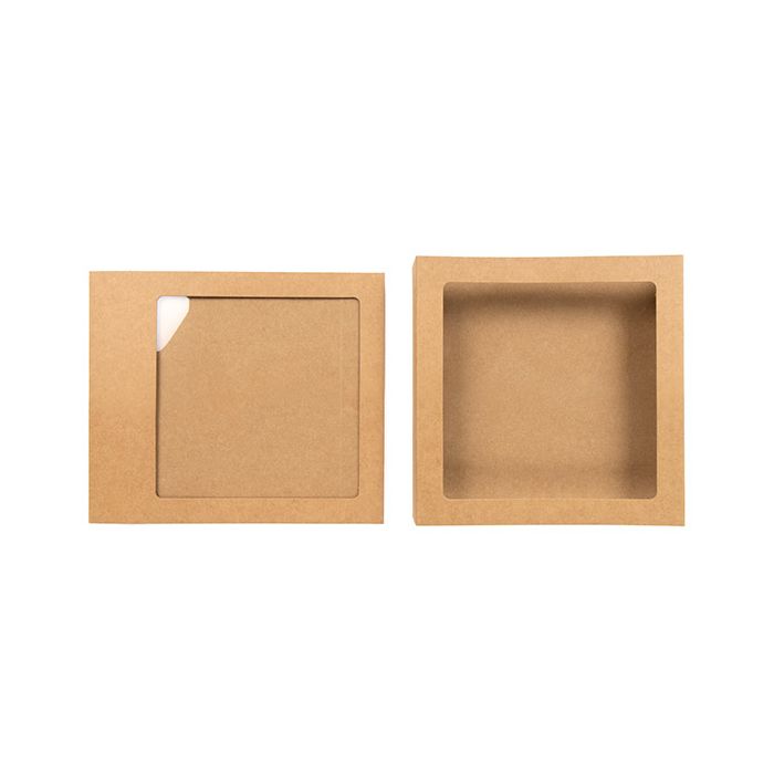 Coperchio scatola in kraft 15,1x2,7x15,6cm (25 Pezzi) [KR33]