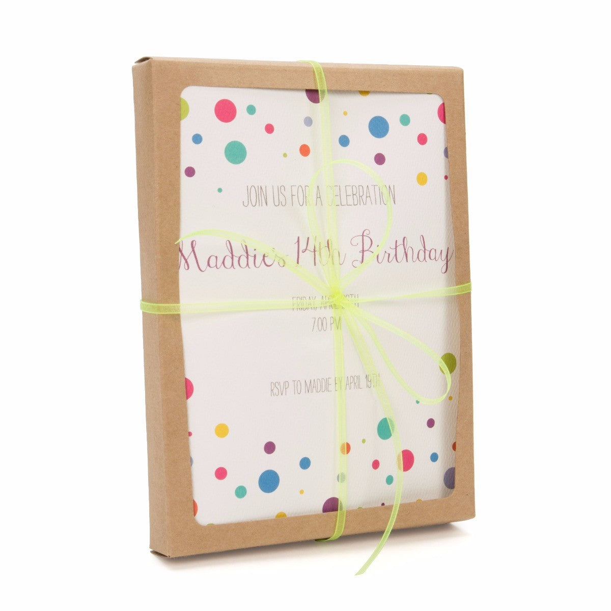 Scatoline in carta kraft 13.7x2.2x18.7cm finestra ritagliata (25 pezzi) [WKR266]