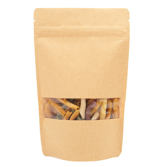 Buste doypack Kraft 13x8x20.5cm | 113 grammi (100 pezzi) [ZBGW3K]