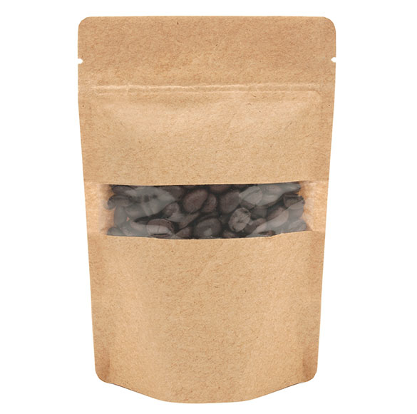 Buste doypack Kraft 10x6x15cm | 57 grammi (100 pezzi) [ZBGW2K]