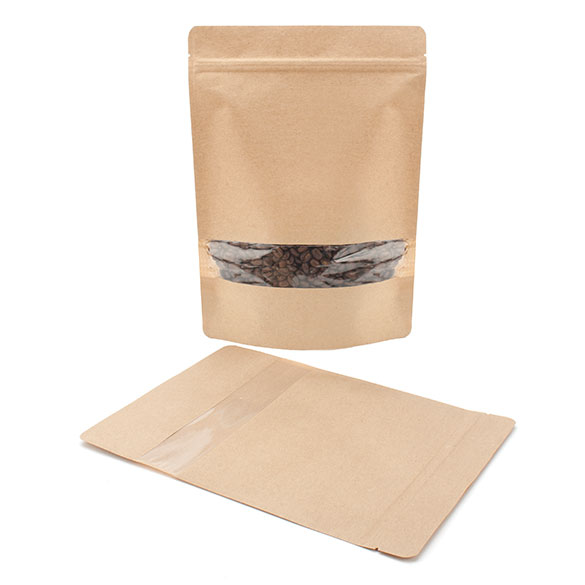 Buste doypack Kraft 21x9x29cm | 510 grammi (100 pezzi) [ZBGW5K]