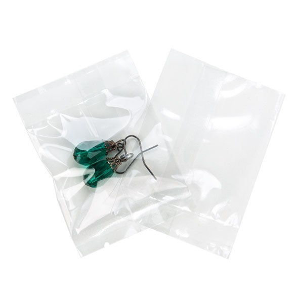 Sacchetto di plastica trasparente "Heat Seal" 5.1x6cm laminato (100 pezzi) [SLB22Q]