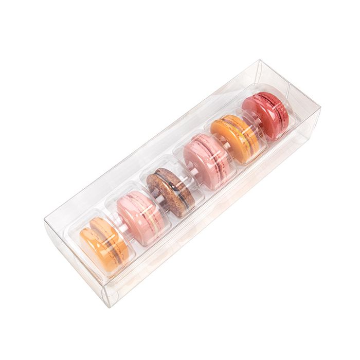 Set di macaron francesi per 6 pezzi 7x5.1x22.5 cm (25 pezzi) [MBS7]