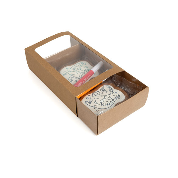 Scatole carta due pezzi kraft 21x12,7x5,7cm (25 pz) [MBS10K]