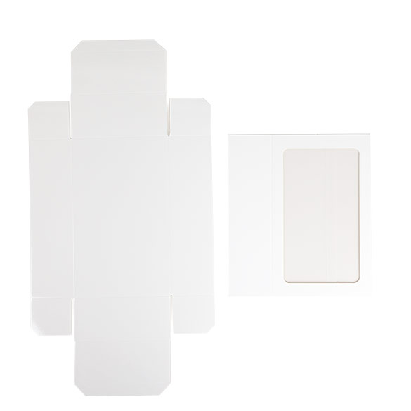 Scatole carta due pezzi bianche 21x12,7x5,7cm (25 pz) [MBS10W]