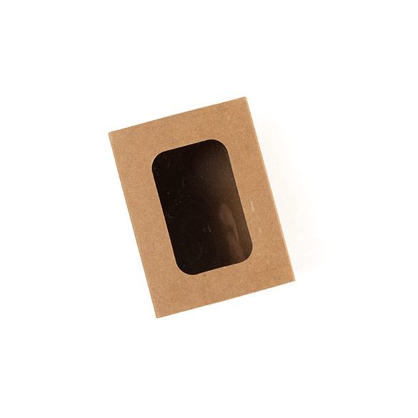 Scatole carta due pezzi kraft 9,5x6,4x5,7cm (25 pz) [MBS8K]