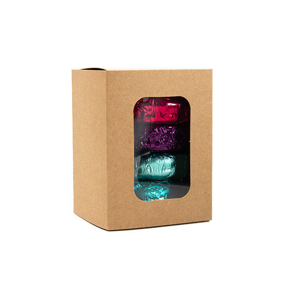 Scatole carta due pezzi kraft 9,5x6,4x5,7cm (25 pz) [MBS8K]