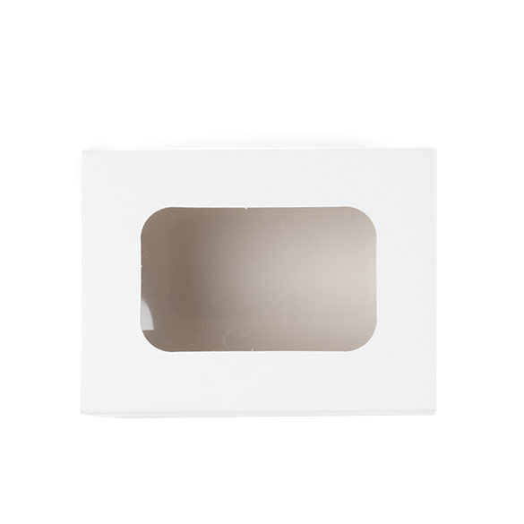 Scatole carta due pezzi bianche 9,5x6,4x5,7cm (25 pz) [MBS8W]