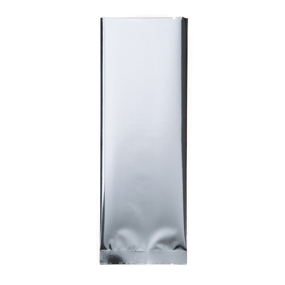 Sacchetto di plastica color argento 7,5x20,3cm metallizzato termosaldabile (100 pezzi) [SVP38S]