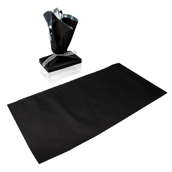 Fogli di pellicola Metallico opaco nero 30,5x63,5 cm (25 pezzi) [MT4MB]