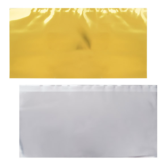 Fogli di pellicola Metallico oro 17,8x33 cm (25 pezzi) [MT2G]