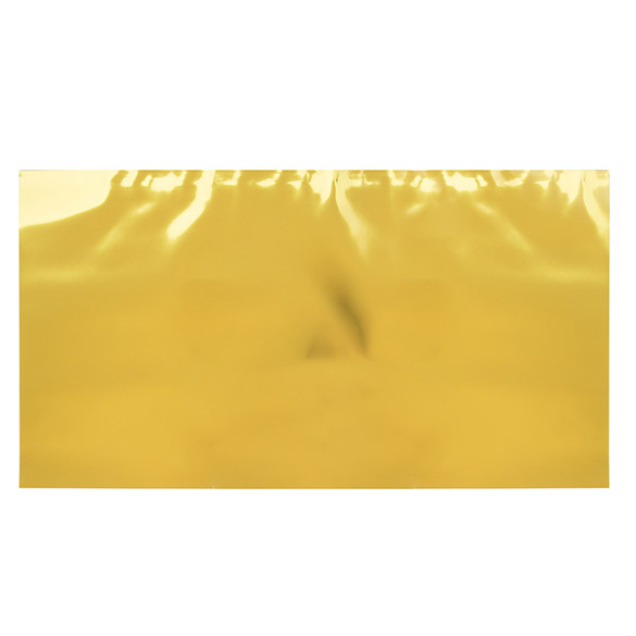 Fogli di pellicola Metallico oro 17,8x33 cm (25 pezzi) [MT2G]