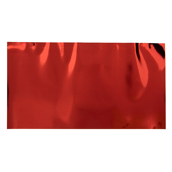Fogli di pellicola Metallico Rosso 12,7x22,9 cm (25 pezzi) [MT1R]
