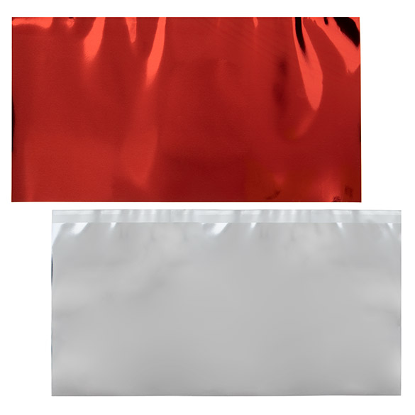 Fogli di pellicola Metallico Rosso 22,9x43,2 cm (25 pezzi) [MT3R]